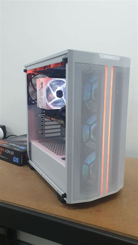 Be Quiet Pure Base Dx Rgb Tempered Glass Mid Tower Atx Case White