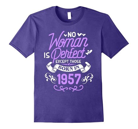 60th Birthday T Tshirt 60 Years Old Women Is Perfect 1957 T Shirt Managatee