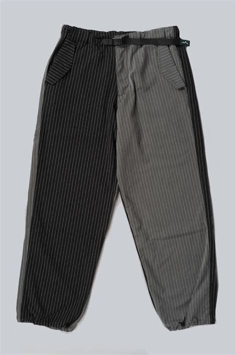 AFIELD OUT PINSTRIPE CLIMBING PANTS BLACK GREY AOSP23-PP-BLK – BLENDS