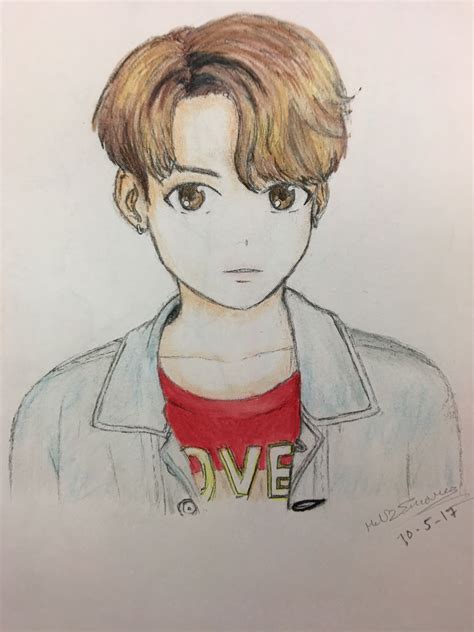 Bts Anime Drawing At PaintingValley Explore Collection Of Bts