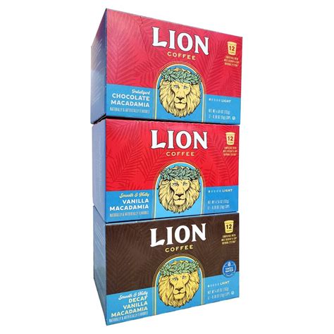 Amazon Lion Coffee Single Serve Pods Macadamia Collection Pods