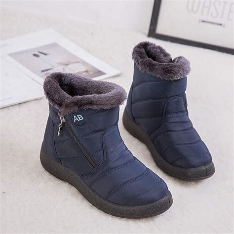 Damen Winterstiefel Wasserdicht Warm Winterschuhe Thermo Winter