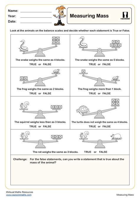 Measuring Mass Worksheet Key Stage Pdf Measurement Worksheets