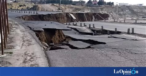 Tras El Corte De Ruta 3 Por El Derrumbe Del Cerro Chenque Realizan