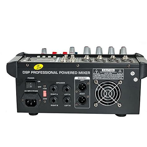 Imeshbean 4 Channel Professional Powered Mixer Power Sale ⋆