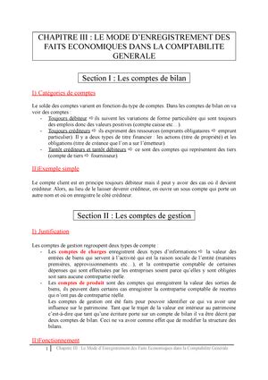 1 Les bases de la comptabilité Définition de la comptabilité nature