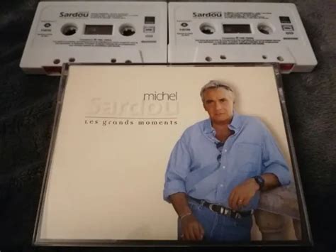 Very Rare Michel Sardou The Largest Moment Box Audio Cassette K Tape