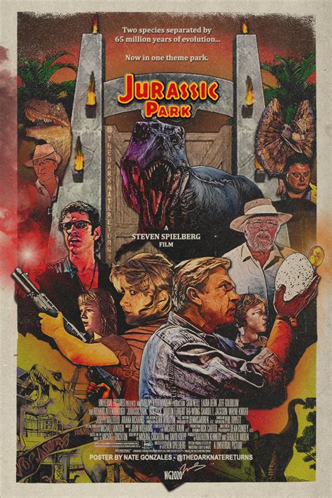 “come On Guys It’s Not A Race ” Jurassic Park Alternate Movie Poster Nima Neemz Nakhshab Artofit