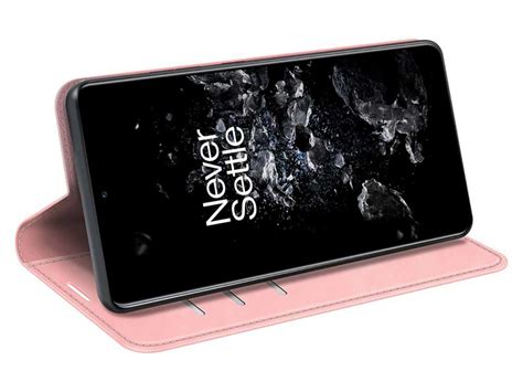 Slimfit Wallet Case Oneplus T Hoesje Roze