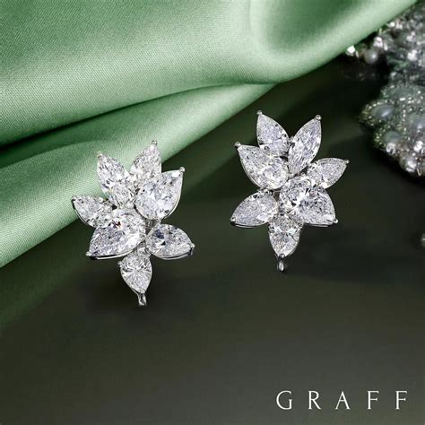 Graff Diamonds Abstract Earrings Designed To Allow The Brilliance Of