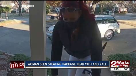 Woman Seen Stealing Package Near 13th And Yale Youtube