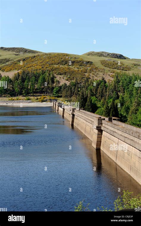 Haweswater Dam, Haweswater reservoir, Cumbria that supplies Manchester ...