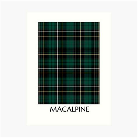 Plaidwerx: Clan MacAlpine Tartan Shop
