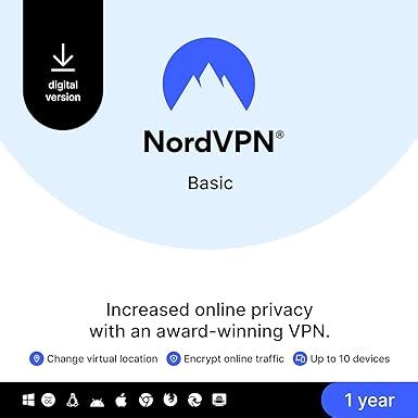 Nordvpn Basic Devices Year Premium Vpn Software Digital Code