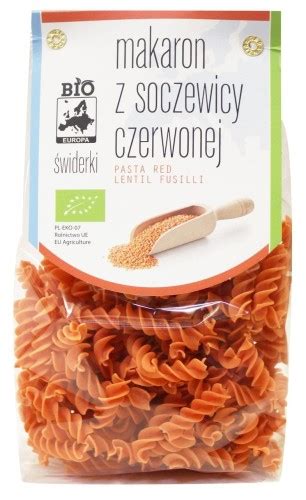 Makaron Proteinowy Z Soczewicy Czerwonej Widerki Bio G Bio