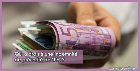 Prime de précarité ou indemnité de précarité du salarié