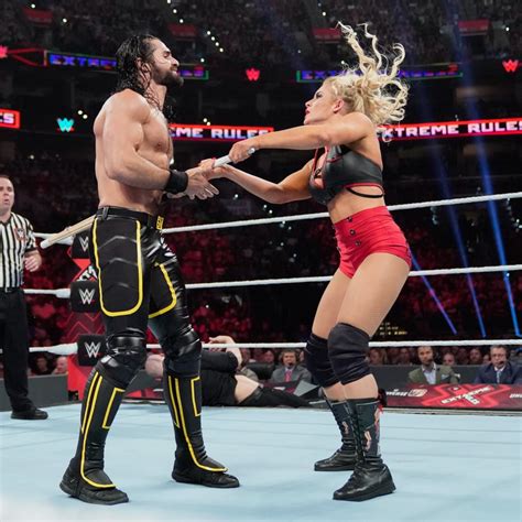 Extreme Rules Baron Corbin Lacey Evans Vs Becky Seth Wwe Photo