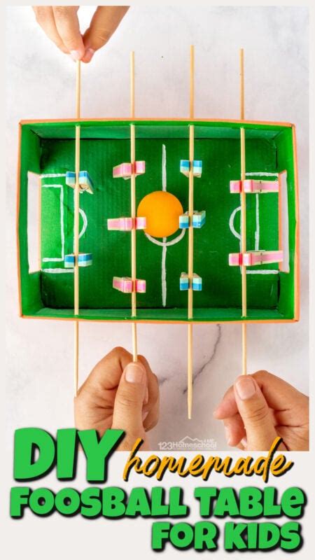 ⚽ Diy Foosball Table Game And Stem Project For Kids