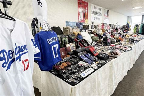 大谷選手の偽ユニも偽ブランド品輸入差し止め、歴代2位の多さ 横浜税関 カナロコ By 神奈川新聞