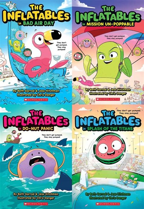 The Inflatables Series Books Set The Inflatables In Bad Air Day