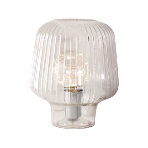 Mirabella Clear Glass Brooke Table Lamp Bunnings Australia