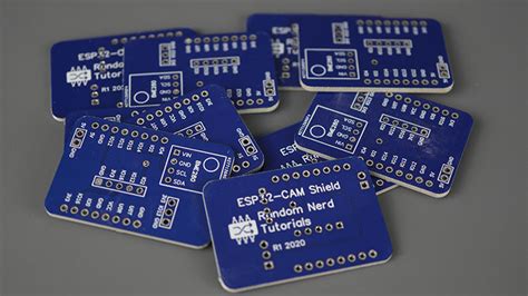 Esp32 Cam Shield Pcb With Telegram Photos Outputs Sensor Motion