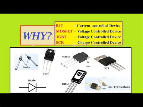 Why BJT Is Current Controlled Device MOSET IGBT Are Voltage