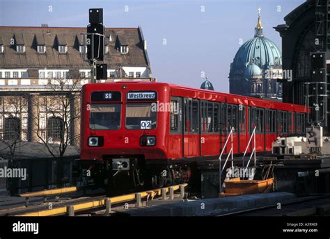 The Berlin S Bahn The City S Rapid Transit Railway Stock Photo Alamy