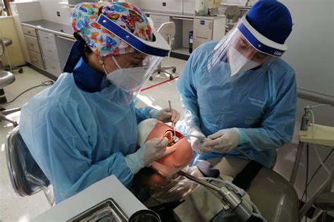 Estudiantes de Odontología realizan actividades prácticas presenciales