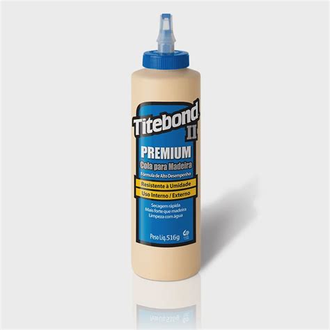 Cola Titebond Ii Premium Wood Glue Gr Submarino