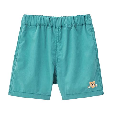 MIKI HOUSE Hot Biscuits Active Beans Shorts Storm Blue Authorized