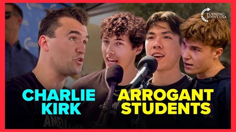 Charlie Kirk Shuts Down 3 Arrogant College Students 👀🔥 Best Debates