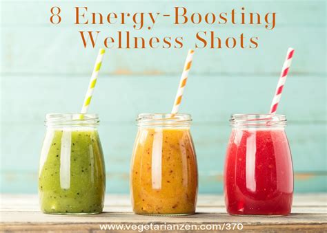 Energy Boosting Wellness Shots Vegetarian Zen