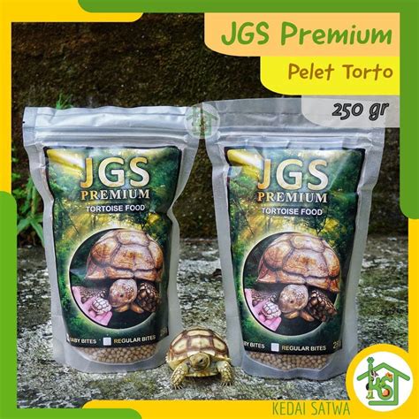 Jual Jgs Premium Tortoise Food Makanan Kura Darat Pelet Kura Pakan