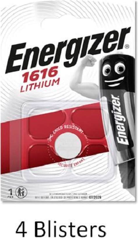 Stuks Blisters A Stuk Energizer Cr Lithium Knoopcel V