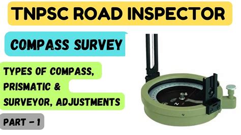 Tnpsc Road Inspector Compass Survey Prismatic Surveyor Compass