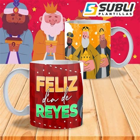 Dise Os Plantillas Para Sublimar Tazas De D A De Reyes