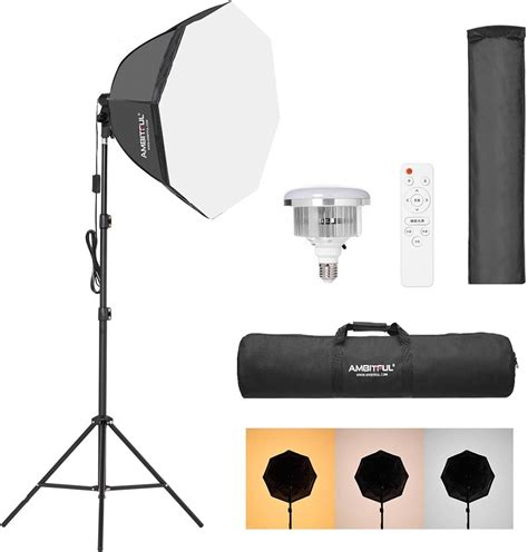 AMBITFUL AL 50 KIT d éclairage Softbox Kit d éclairage Photographique