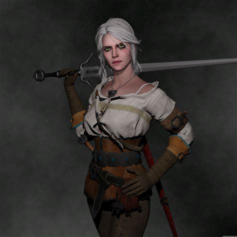 Ciri Witcher 3 Wild Hunt By Evilpowny On Deviantart