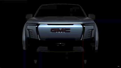 Electric Gmc Sierra Denali Teased Reveal In