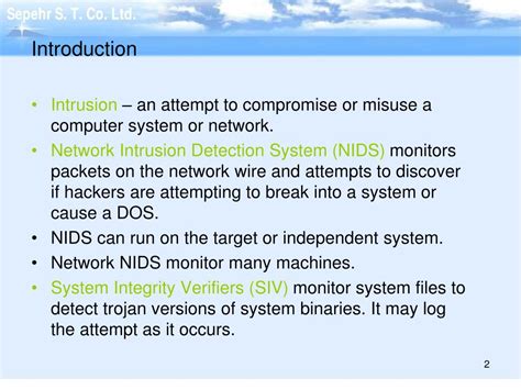 Ppt Network Intrusion Detection Systems Powerpoint Presentation Free