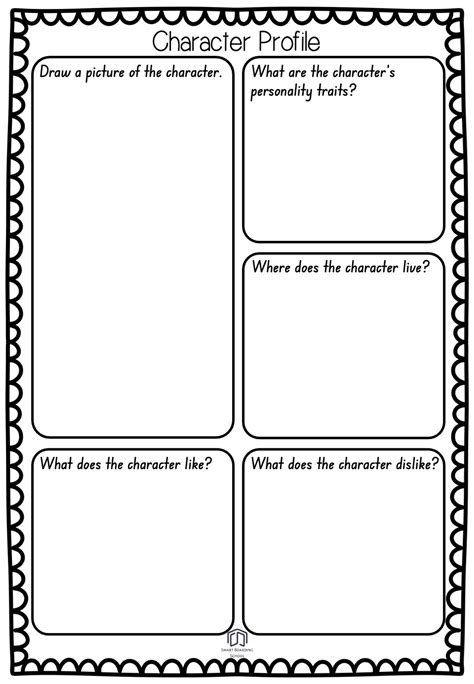 Free Printable Character Profile for Writing