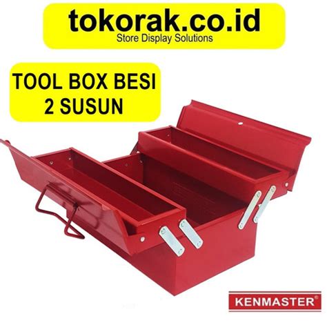 Jual Kenmaster Tool Box Besi 2 Susun Kotak Perkakas Penyimpanan