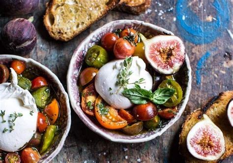 Id Es De Recettes Avec De La Burrata Elle Table