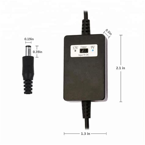 9v To 12v Converter 5v 1a 2a Usb To Dc Step Up Transformer Boost Bulk