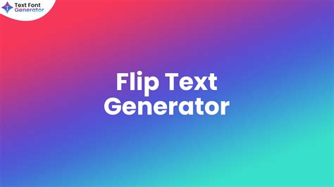 Flip Text Generator - sʇuoɟ dılɟ (𝓬𝓸𝓹𝔂 𝖆𝖓𝖉 𝕡𝕒𝕤𝕥𝕖)