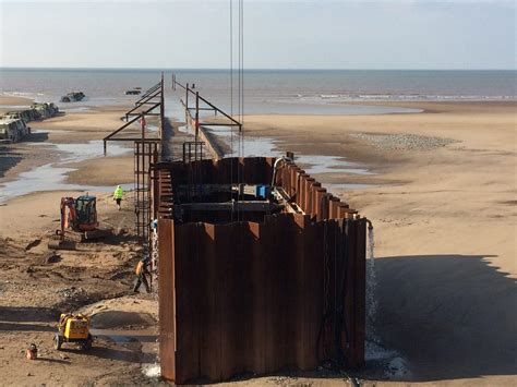 Uk Project Update Anchorsholme Outfall Cofferdam Wj Uk