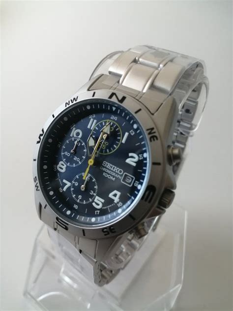 Seiko 7T92 Blue Dial Chronograph Men 2011 Present Catawiki