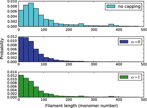 The Distribution Of Filament Lengths Are Shown In The Cases Of A