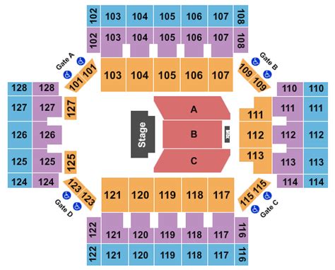 Albany Civic Center Seating Chart & Maps - Albany